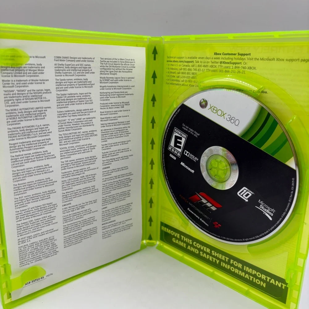 Microsoft Forza Motorsport‎ 4 Essentials Edition Xbox 360 NTSC Good Racing Game